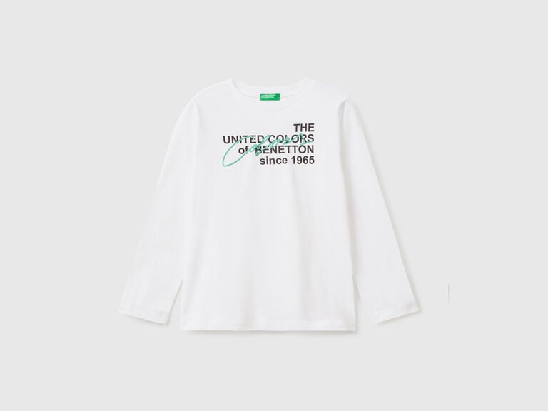 (image for) Economiche T-shirt manica lunga in cotone bio